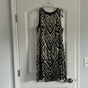 Sequence shift dress great for holiday parties or a night out!